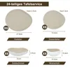HOMELUX 24-tlg Kombiservice Porzellan Tafelservice für 6 Produktbild-Vorschau 2