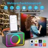 Bluetooth-Lautsprecher, Mikrofon-Musikbox, 6 Lichteffekte, Produktbild-Vorschau 3