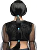 Boland Perücke Prinzessin Jasmin, Schwarz, Lang, Produktbild-Vorschau 3