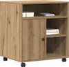 vidaXL Tlačiarenský stojan Artisan dub 60 x 50 x 67 cm Náhľad obrázku produktu 3