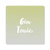 MuchoWow® Mauspad Mousepad Gin Tonic - Cocktails - Text - Produktbild-Vorschau 1