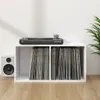 vidaXL Schallplatten-Aufbewahrungsbox Weiß 71x34x36 cm Produktbild-Vorschau 1
