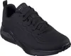 A black Skechers sneaker shown from a side angle on a white background. Produktbild-Vorschau