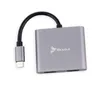 A product shot of a USB-C adapter hub on a white background. Produktbild-Vorschau