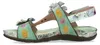 Laura Vita Damen Sandalette Blumenapplikationen mit Produktbild-Vorschau 2