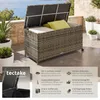 tectake® Auflagenbox Kuusamo 116 x 54 x 64 cm Produktbild-Vorschau 2