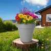 Fioriera - ROUND - S - Ø 30 cm - Colore: grigio chiaro Anteprima dell’immagine prodotto 5