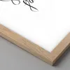 Gerahmtes Poster - Rahmen in heller Eiche - Lächeln ich Produktbild-Vorschau 2