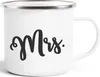 Emaille-Tasse Aufdruck Mr Mrs Partner-Geschenk Produktbild-Vorschau 1