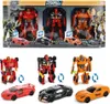 Hračkárske auto a robot 2v1 v sade 3 Náhľad obrázku produktu 1
