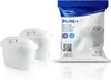 Two white water filter cartridges are shown next to a package of Aqualogis Pure+ filter cartridges. Náhled obrázku produktu