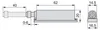 Emuca Kit von 10 Druckverschluss Push Latch zum Schrauben, Produktbild-Vorschau 4