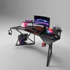 A gaming desk setup with multiple electronic devices and accessories. Produktbild-Vorschau
