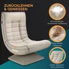 CASARIA® Sessel verstellbare Rückenlehne 360° Drehbar Produktbild-Vorschau 4
