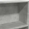 vidaXL Knihovna betonová šedá 80x24x176 cm materiál na bázi Náhled obrázku produktu 7