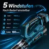 Akku Laubbläser 850W Brushless 180 km/h 800 m³/h mit Produktbild-Vorschau 5