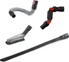 A collection of vacuum cleaner attachments arranged on a white background. Produktbild-Vorschau