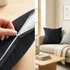 Kissenbezug 35x35 cm Schwarz | 100% Baumwolle | Produktbild-Vorschau 3