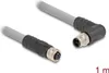 DELOCK M12 Kabel L-kodiert 5 Pin St re gew zu Bu ger PUR 1M Produktbild-Vorschau 2