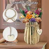 1 Stück Herzform Vase, Holz-Puzzle Vase für Blumenstrauß, Produktbild-Vorschau 6
