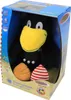A plush toy raven in its retail packaging. Produktbild-Vorschau