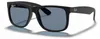 Ray-Ban JUSTIN CLASSIC, Dospělý, Uni, Obdélníkový, Černá, Náhled obrázku produktu 3