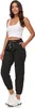 Tazzio Damen Cargohose Regular Fit F600 Schwarz, Größe M Produktbild-Vorschau 3