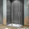 120x90x195cm Schwingtür Duschwand Eckeinstieg Produktbild-Vorschau 1