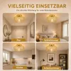 Deckenlampe Golden Metall Deckenleuchte E27 Fassung Ø30cm Produktbild-Vorschau 6