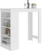 Bartisch AKORD Hockertisch Weiß 115 cm 4 Ebenen B115 x H103 Produktbild-Vorschau 2