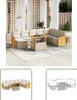 The Living Store 9-tlg. Garten-Sofagarnitur mit Kissen Produktbild-Vorschau 1