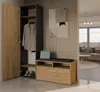BDW, vestiaire duo avec miroir, 180x50x35cm, fonctionnel, Voir les images du produit 5