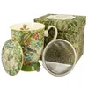 Tasse mit Sieb, goldene Lilie, 325 ml Produktbild-Vorschau 1