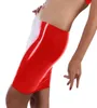 Langer Latexrock Rot Damen Naturlatex Gummi Einheitsgröße, Ansicht 1