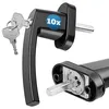 MONZANA® 10x Fenstergriffe Abschließbar mit Schloss Produktbild-Vorschau 1