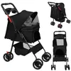 Klappbar Hundewagen 2 in 1 Hundebuggy Bis 20kg,Pet Stroller Produktbild-Vorschau 1