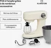 Klarstein Bella Evo Robot Pâtissier 1500W – 5L Bol Inox, 12 Voir les images du produit 6