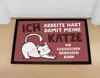 Fußmatte mit Spruch Ich arbeite hart, damit meine Katze ihr Produktbild-Vorschau 2