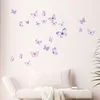 Schmetterling Wandsticker Set lila selbstklebend Wandtattoo Produktbild-Vorschau 7