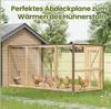 EUGAD Abdeckplane Plane Transparent Wasserdicht Gewebeplane Produktbild-Vorschau 3