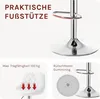 Collage of product features for a bar stool. Produktbild-Vorschau