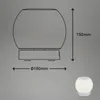 Lampada da tavolo a LED ricaricabile dimmerabile in vetro Anteprima dell’immagine prodotto 8