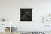 MuchoWow® Textilposter Bielefeld - Karte - Stadtplan - Gold Produktbild-Vorschau 2