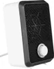 A white and black portable electric heater is shown from a three-quarter angle against a white background. Produktbild-Vorschau