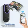 Videocitofono Wi-Fi 1080p con rilevamento intelligente del Anteprima dell’immagine prodotto 10
