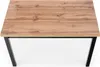 Halmar Tisch schwarz braun Möbelplatte 68cm x 120cm x 77cm Produktbild-Vorschau 7