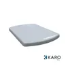 A light gray toilet seat is shown on a white background. Produktbild-Vorschau