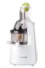 A white slow juicer with a green apple on top, shown against a white background. Náhled obrázku produktu