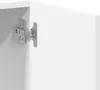 vidaXL Armadio per archiviazione bianco 60x32x77,5 cm Anteprima dell’immagine prodotto 9