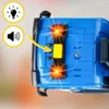 Malplay Kran gesteuerter Auto, Licht Krangeräusche Blau Produktbild-Vorschau 7